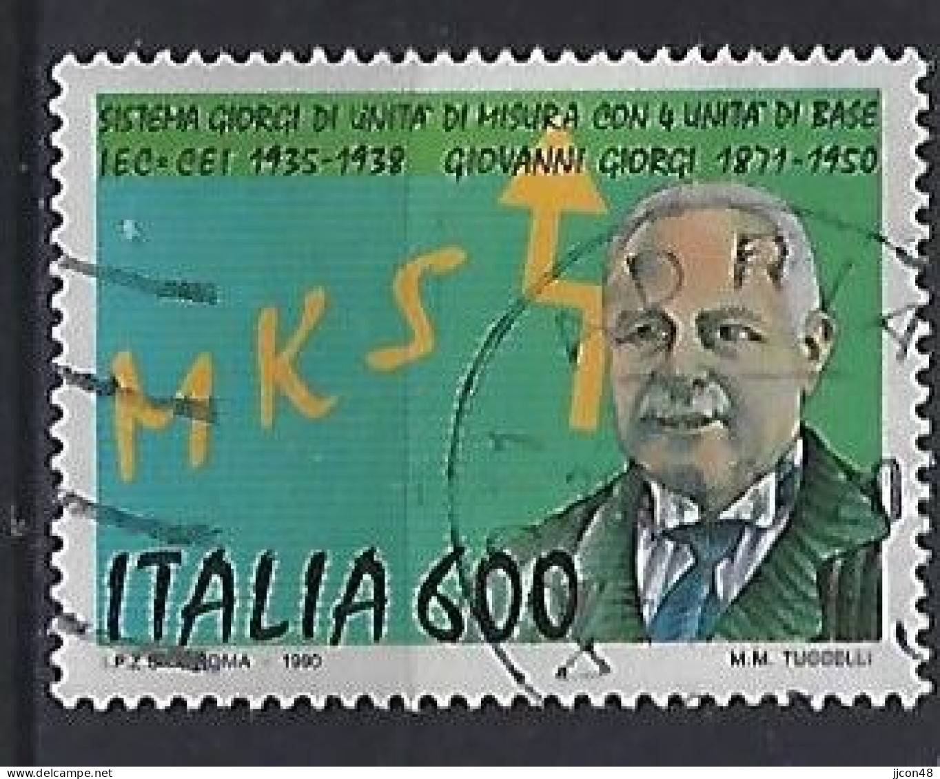 Italy 1990  55 Jahre MKS_System In Italien  (o) Mi.2147 - 1981-90: Used