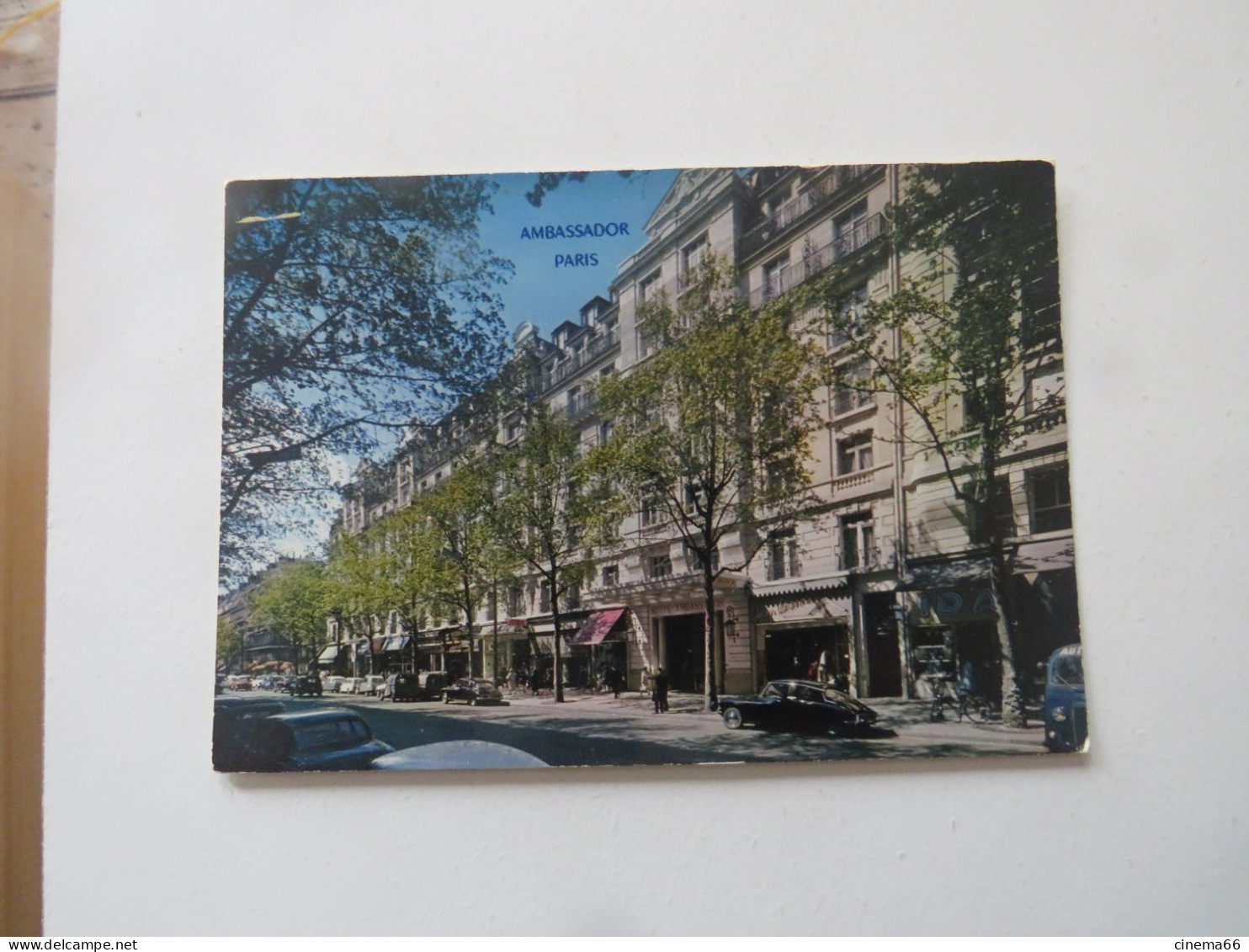 HOTEL  AMBASSADOR  16,Bd Haussmann Paris (lot De 3 Cartes) - Hotels & Restaurants