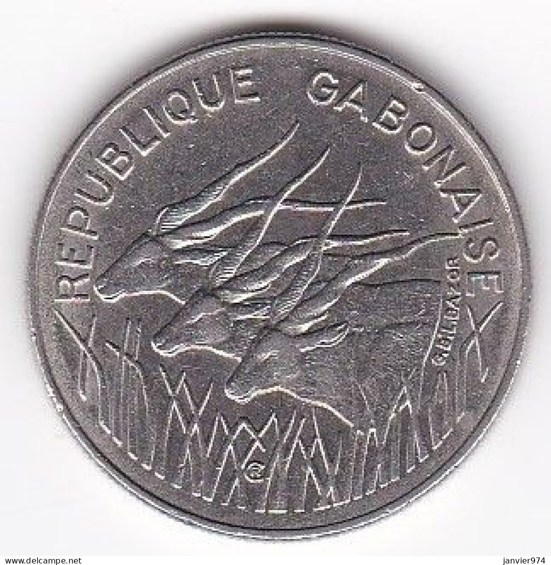 République Gabonaise. 100 Francs 1978 , En Nickel . KM# 13 - Gabon