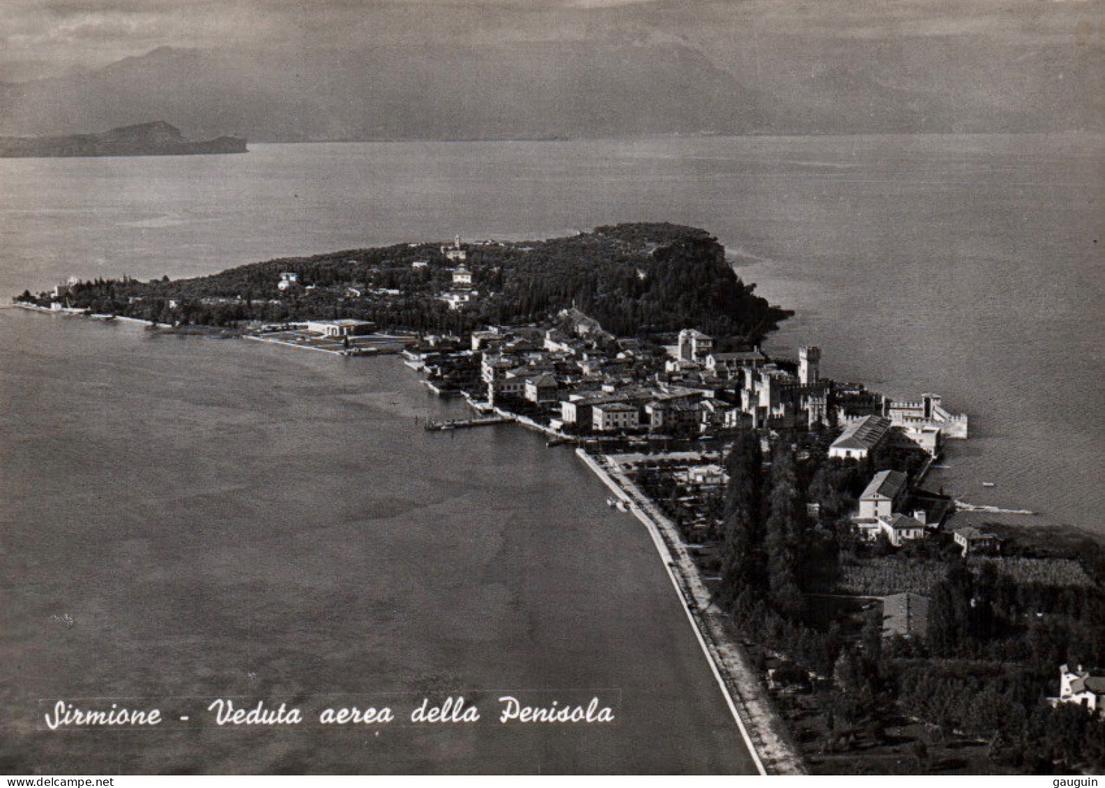 CPSM - SIRMIONE - Vue Aérienne De La Péninsule - Edition Allegri - Brescia