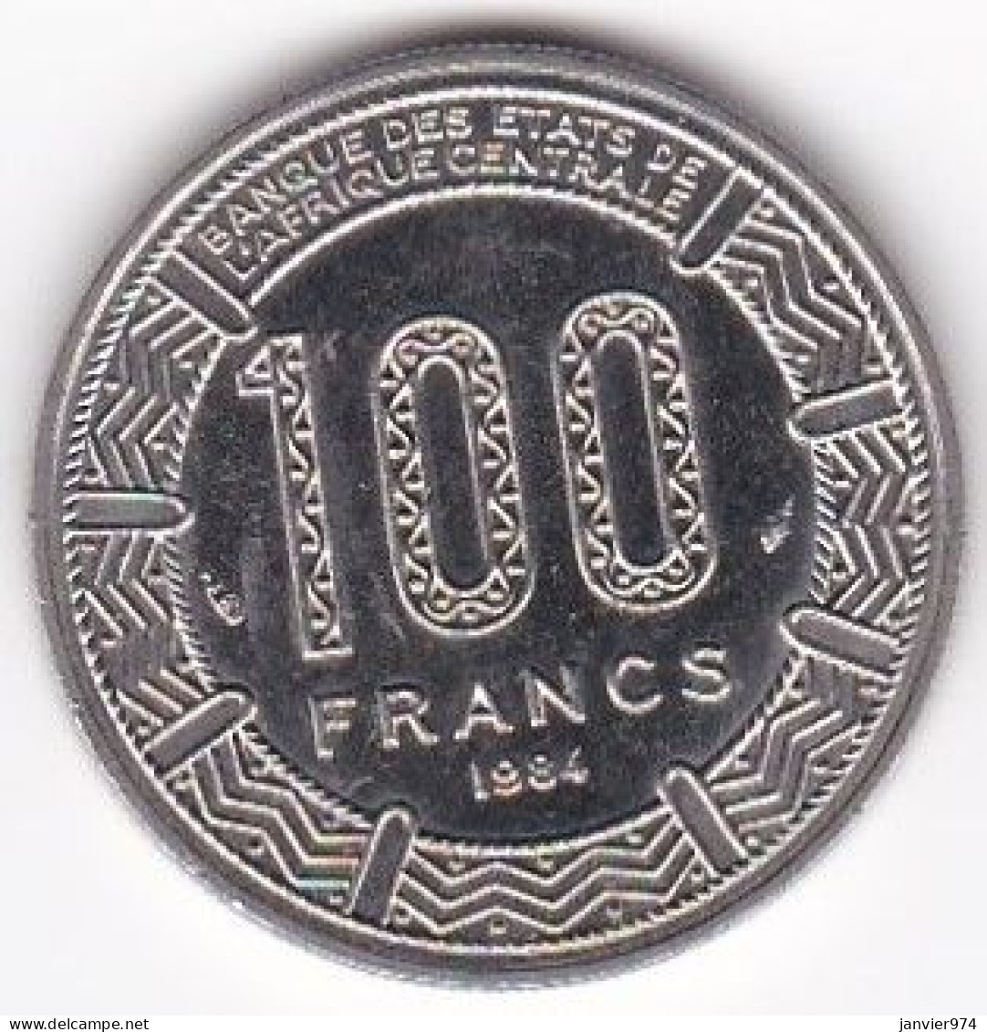 République Gabonaise. 100 Francs 1984 , En Nickel . KM# 13, UNC/ Neuve - Gabon