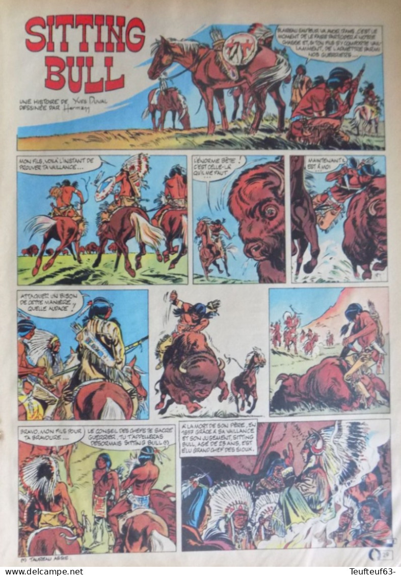 Récit Complet Bd : " Sitting Bull " Par Hermann - Sonstige & Ohne Zuordnung