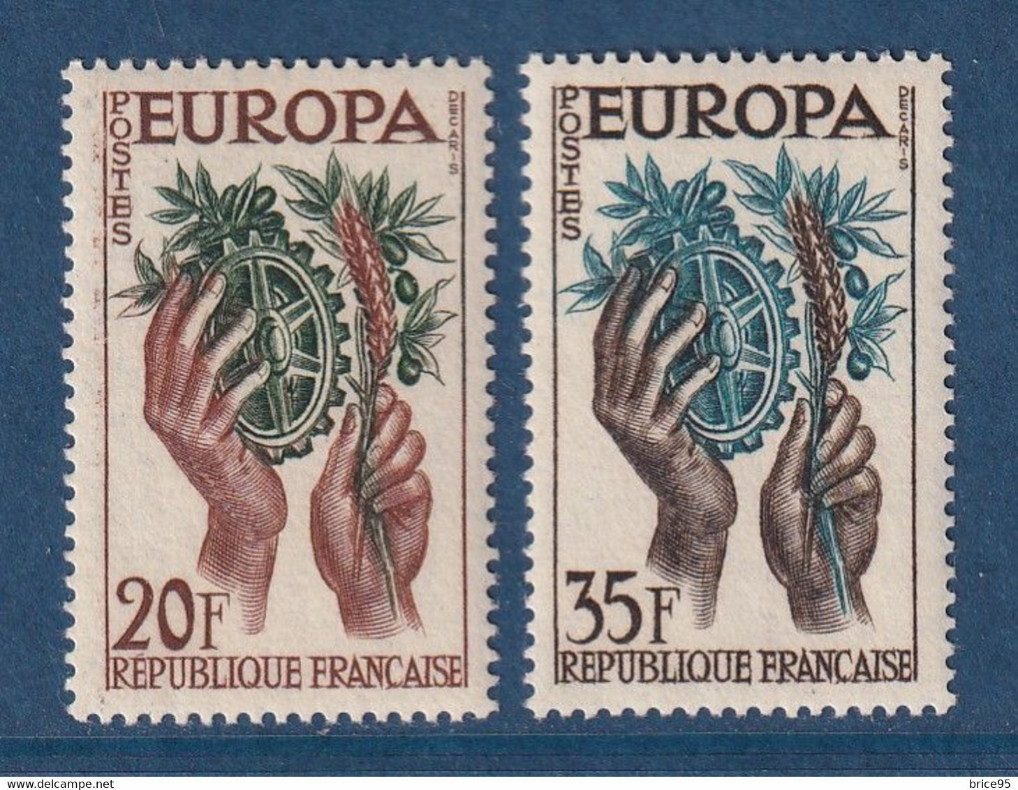 France - YT Nº 1122 Et 1123 ** - Neuf Sans Charnière - 1957 - Neufs