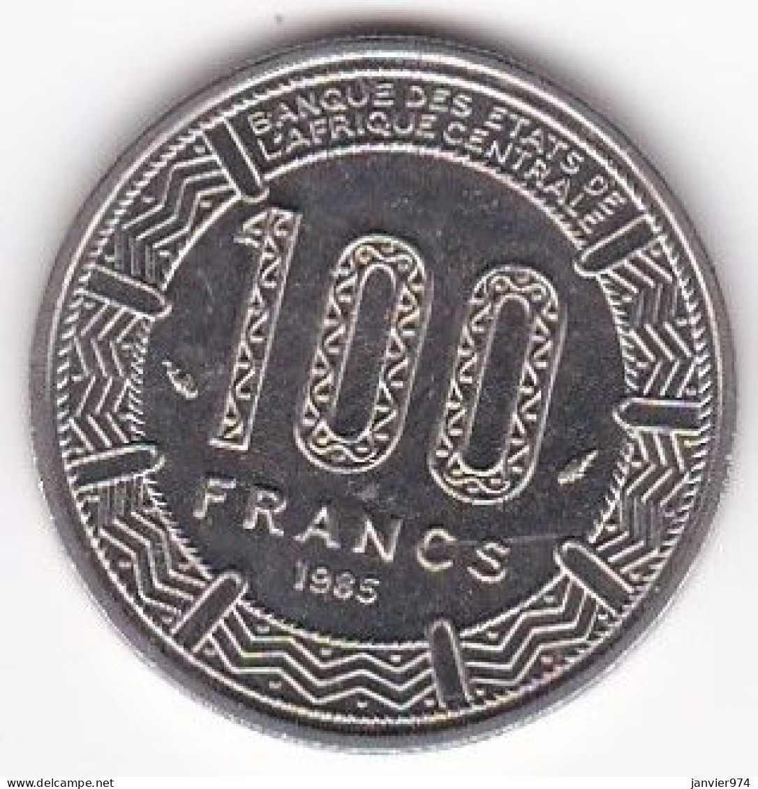 République Gabonaise. 100 Francs 1985 , En Nickel . KM# 13, UNC/ Neuve - Gabon