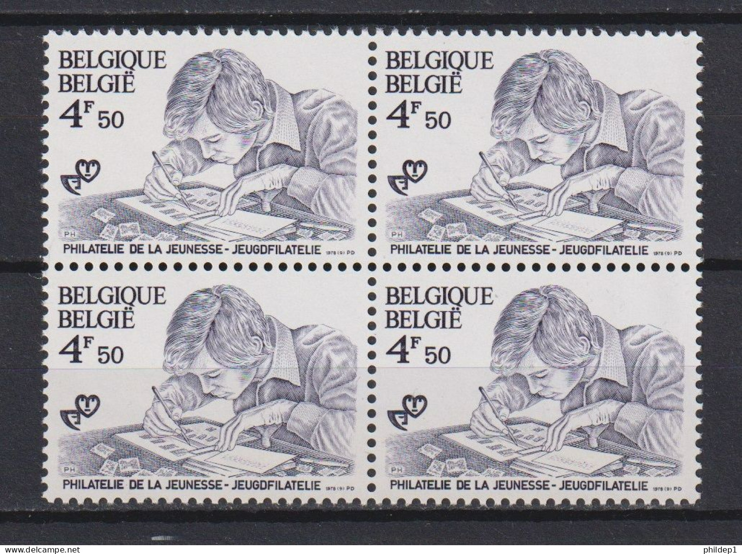 Belgique: COB N° 1912 En Bloc De 4 **, MNH, Neuf(s). TB !!! - Unused Stamps
