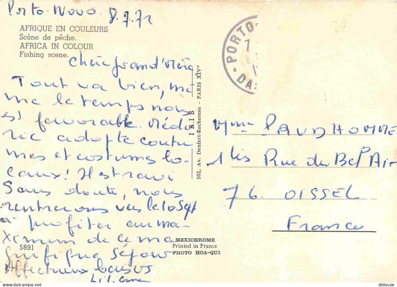 Afrique Noire - Afrique En Couleurs - 5891 - Scène De Pêche - CPM - Voir Scans Recto-Verso - Ohne Zuordnung