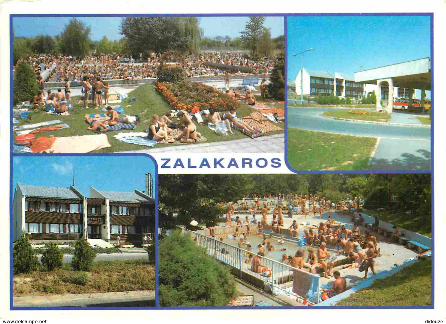 Hongrie - Zalakaros - Multivues - Immeubles - Architecture - CPM - Voir Timbre - Voir Scans Recto-Verso - Hungary