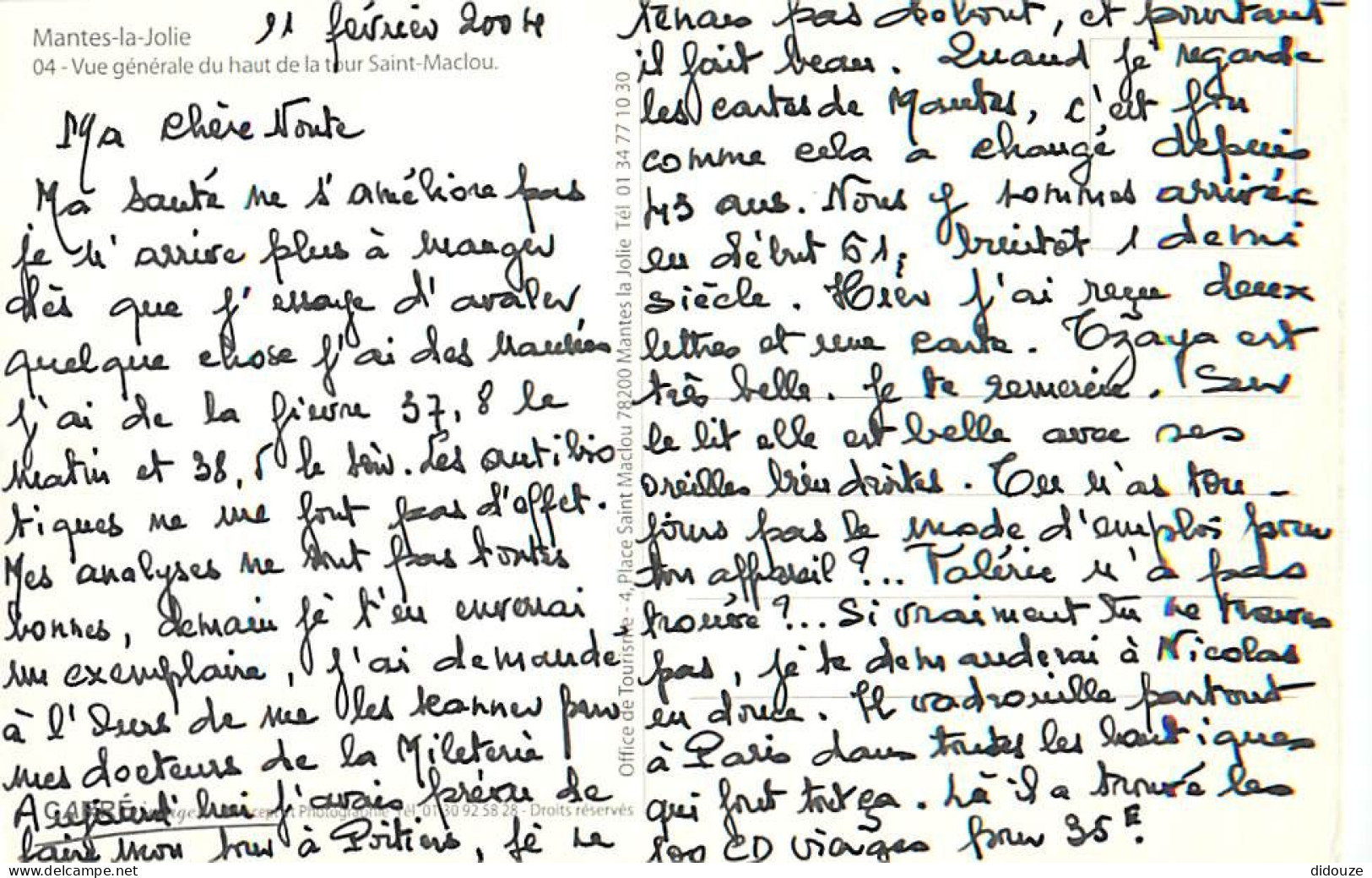 78 - Mantes La Jolie - Vue Générale Du Haut De La Tour Saint-Maclou - CPM - Voir Scans Recto-Verso - Mantes La Jolie