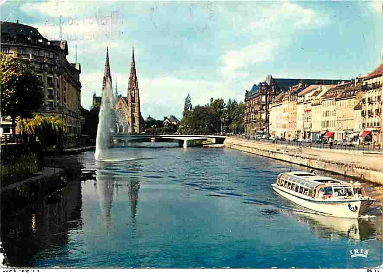 67 - Strasbourg - L'Ill Et L'église Soint-Paul - Bateau-Promenade - CPM - Voir Scans Recto-Verso - Strasbourg