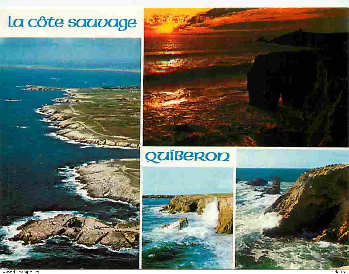 56 - Presqu'Ile De Quiberon - La Cote Sauvage - Multivues - Effet De Vagues - Carte Neuve - CPM - Voir Scans Recto-Verso - Quiberon