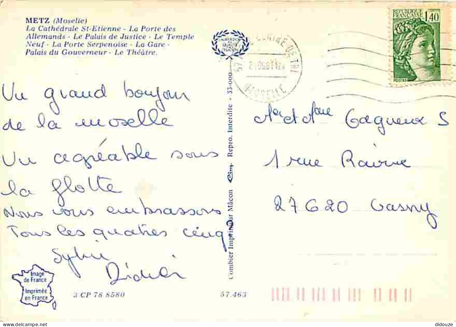 57 - Metz - Multivues - Poupées - Blasons - CPM - Voir Scans Recto-Verso - Metz