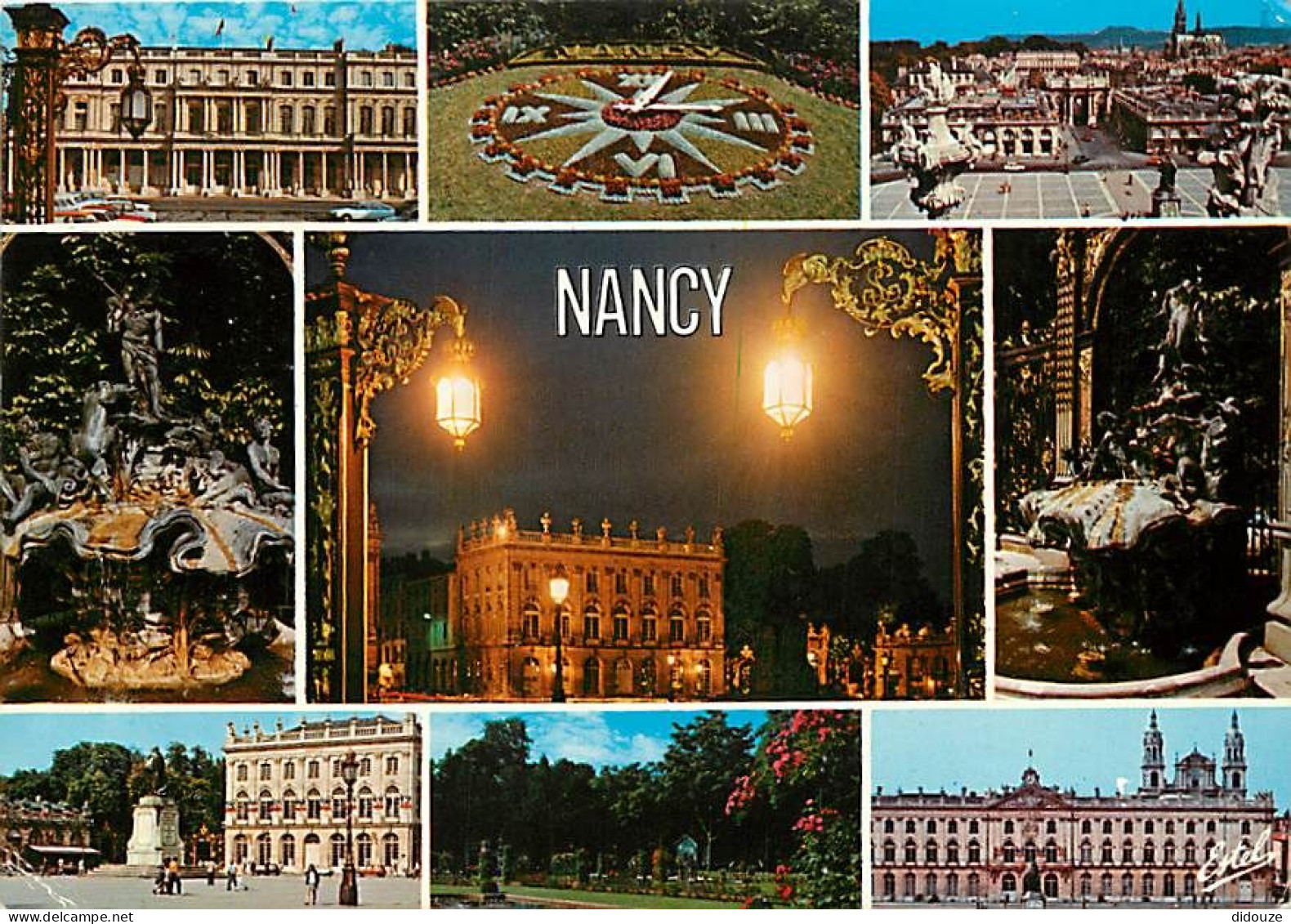 54 - Nancy - Multivues - Horloge Florale - CPM - Voir Scans Recto-Verso - Nancy