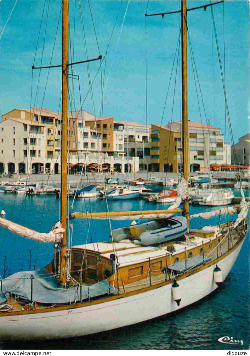 34 - Agde - Cap-d'Agde - Les Résidences Richelieu - Bateaux - Immeubles - Architecture - CPM - Carte Neuve - Voir Scans  - Agde