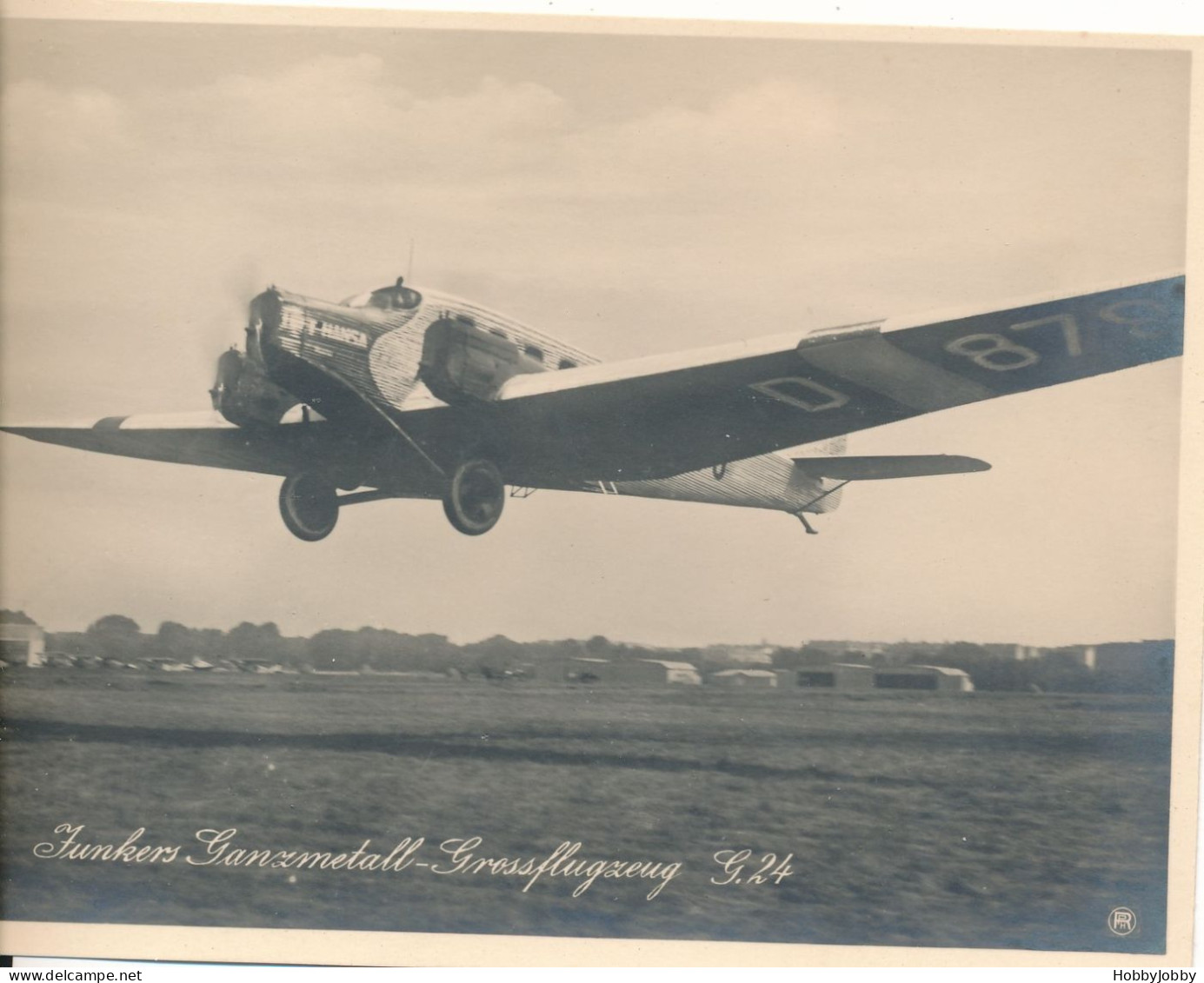 Photograph: Junker Ganzmetall Grossflugzeug G. 24 In PERFECTER ZUSTAND - Ungebraucht - 1919-1938: Between Wars