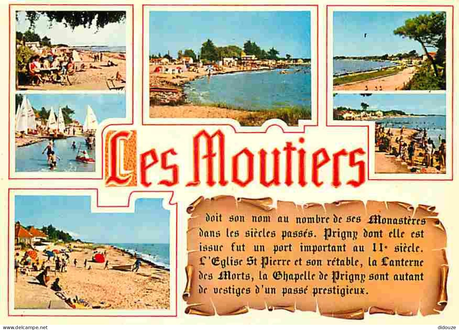 44 - Les Moutiers En Retz - Les Plages - Multivues - CPM - Voir Scans Recto-Verso - Les Moutiers-en-Retz