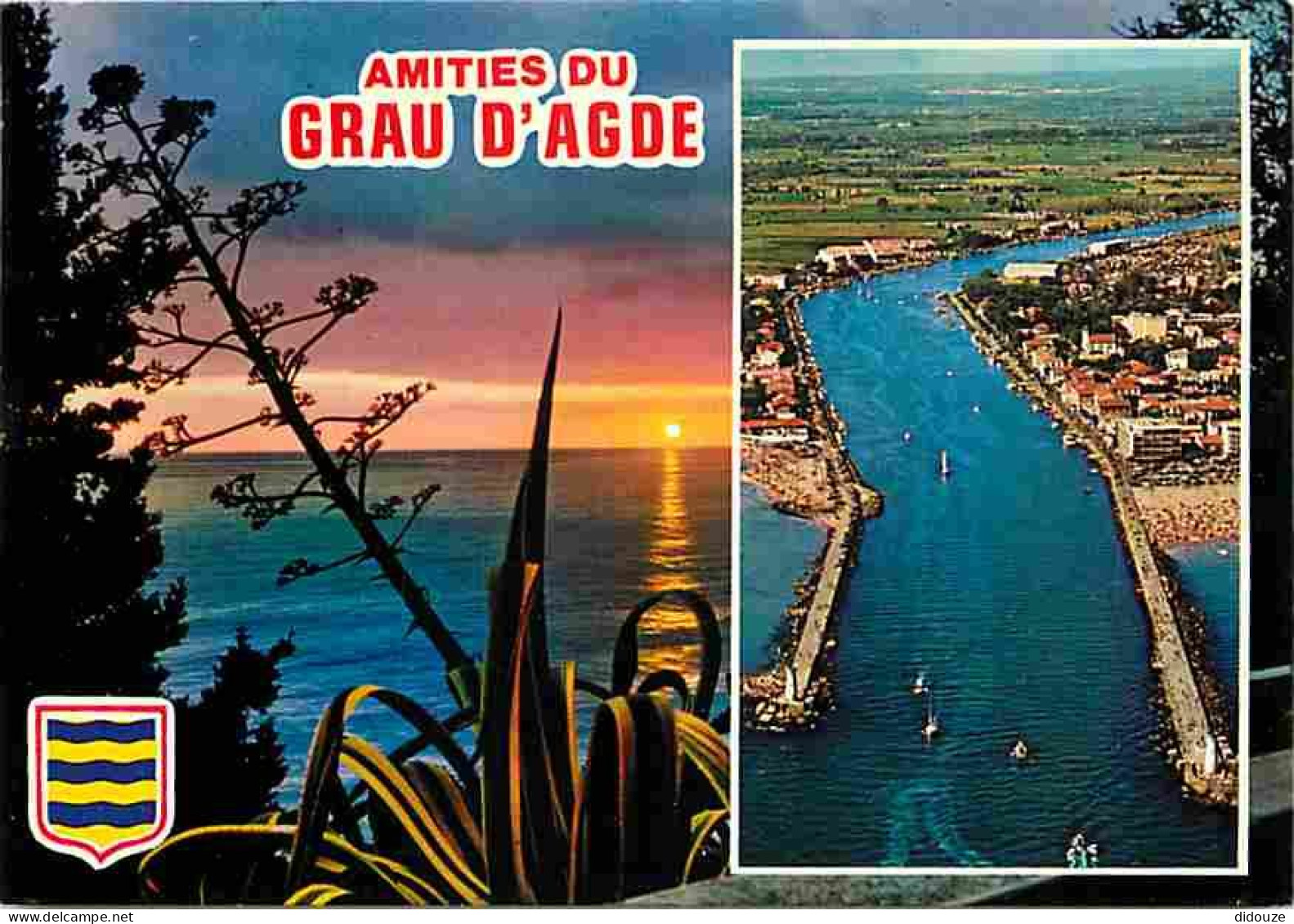 34 - Le Grau D'Agde - Multivues - Blasons - CPM - Voir Scans Recto-Verso - Agde