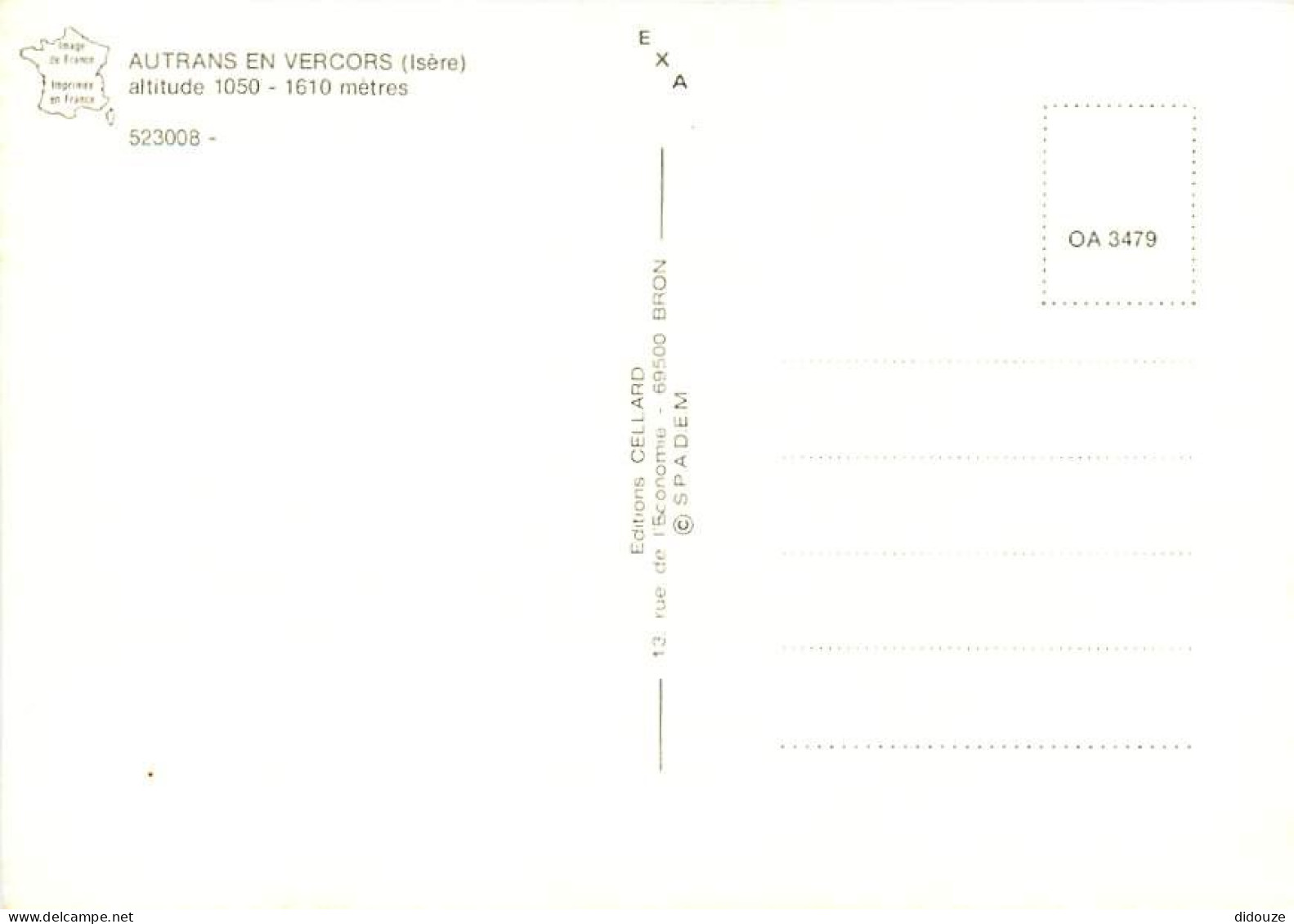 38 - Autrans - Vue Générale Aérienne - Carte Neuve - CPM - Voir Scans Recto-Verso - Other & Unclassified