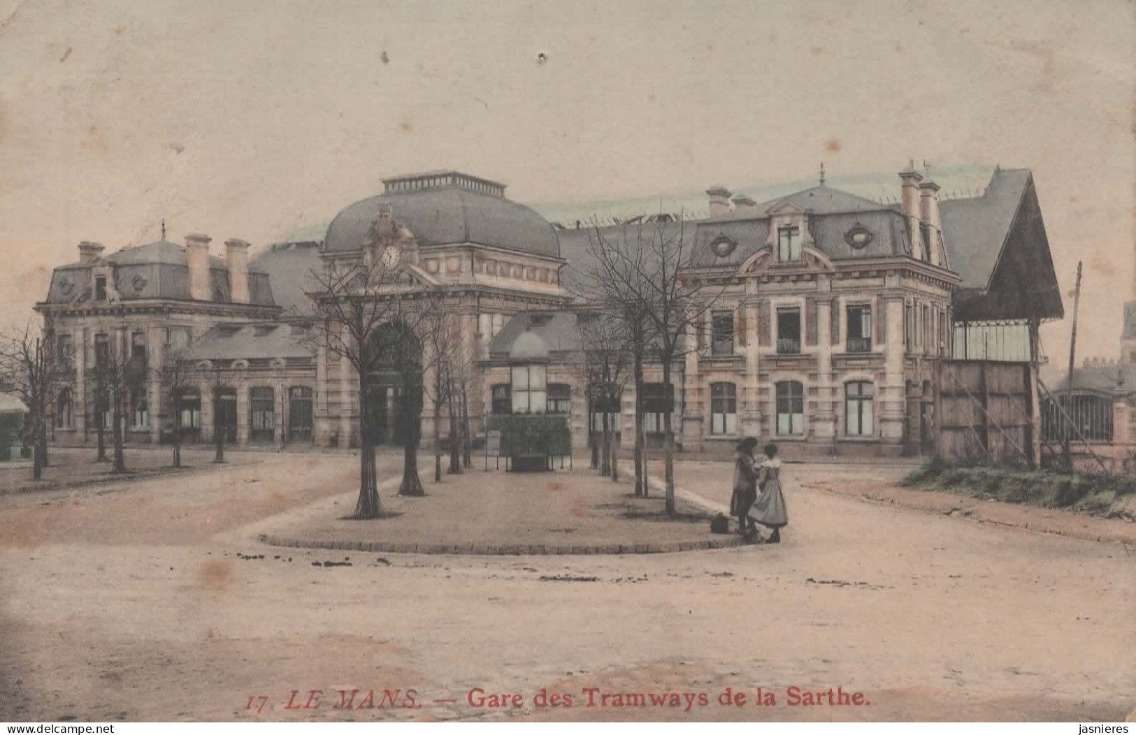 CPA  LE MANS - La Gare Des Tramways De La Sarthe - 1905 - Couleur - Le Mans