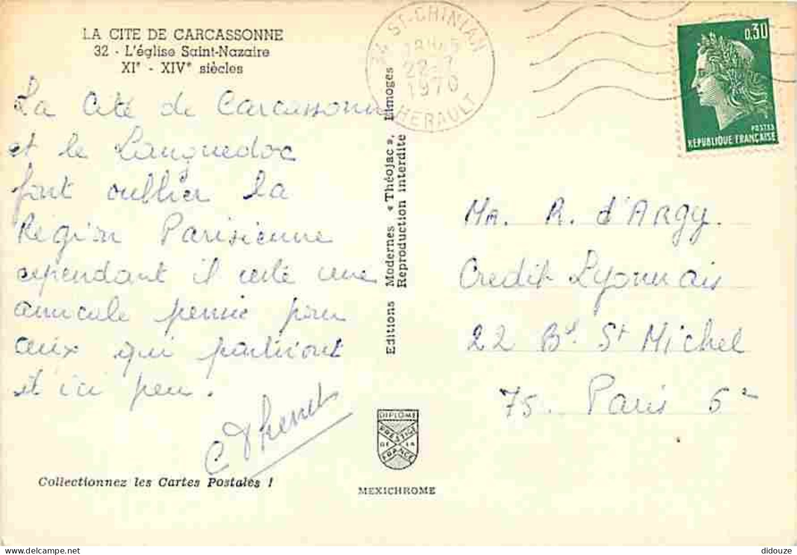 11 - Carcassonne - Eglise Saint Nazaire - CPM - Voir Scans Recto-Verso - Carcassonne