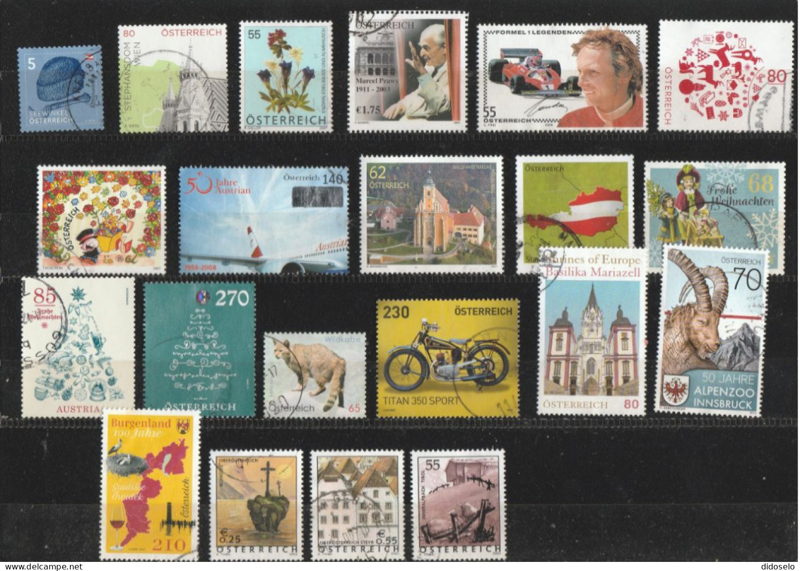 Austria - Lot Of Used Stamps - Gebraucht