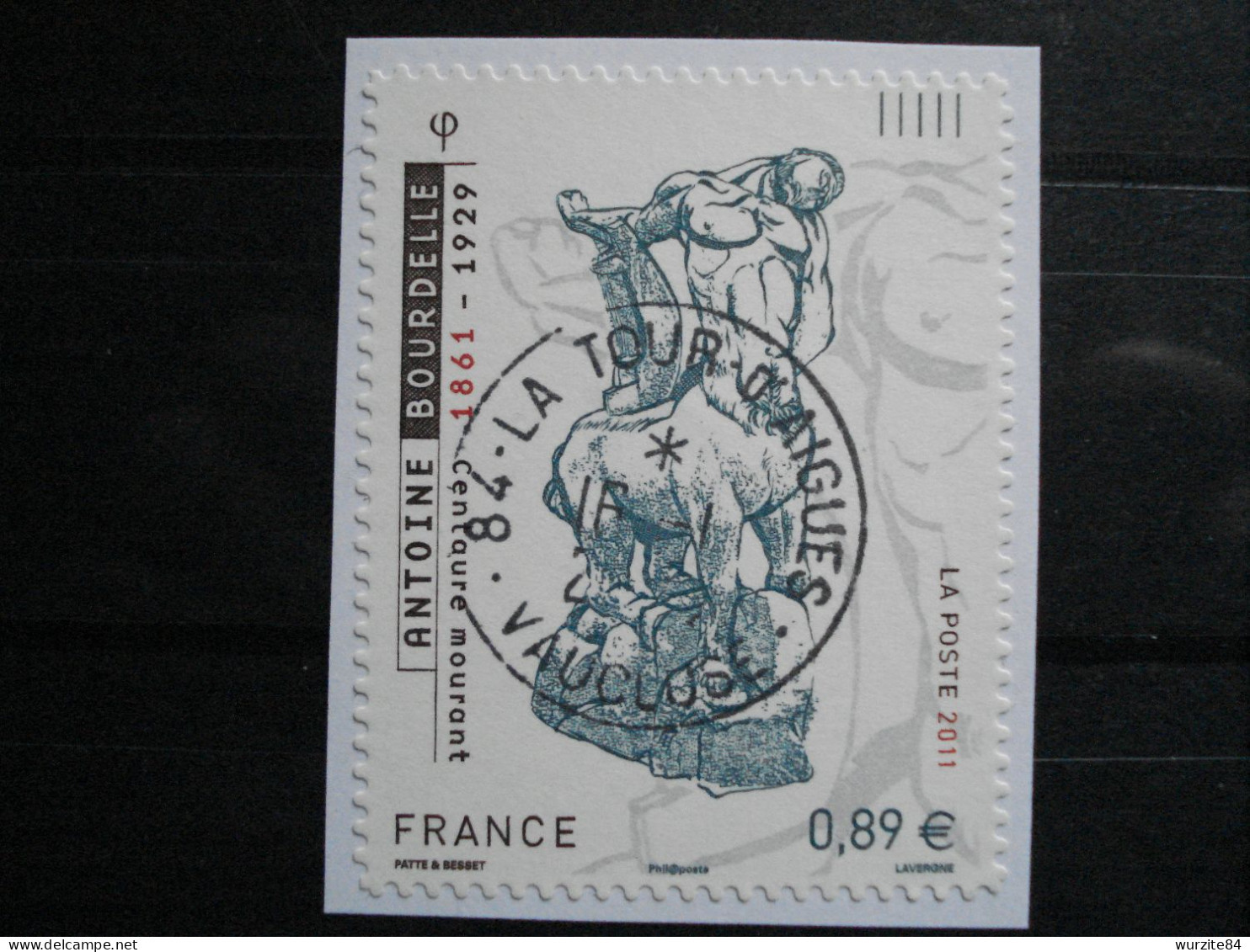 633 Timbre Oblitéré ****** Avec Cachet Rond   Antoine Bourdelle      Année  2011 - Used Stamps