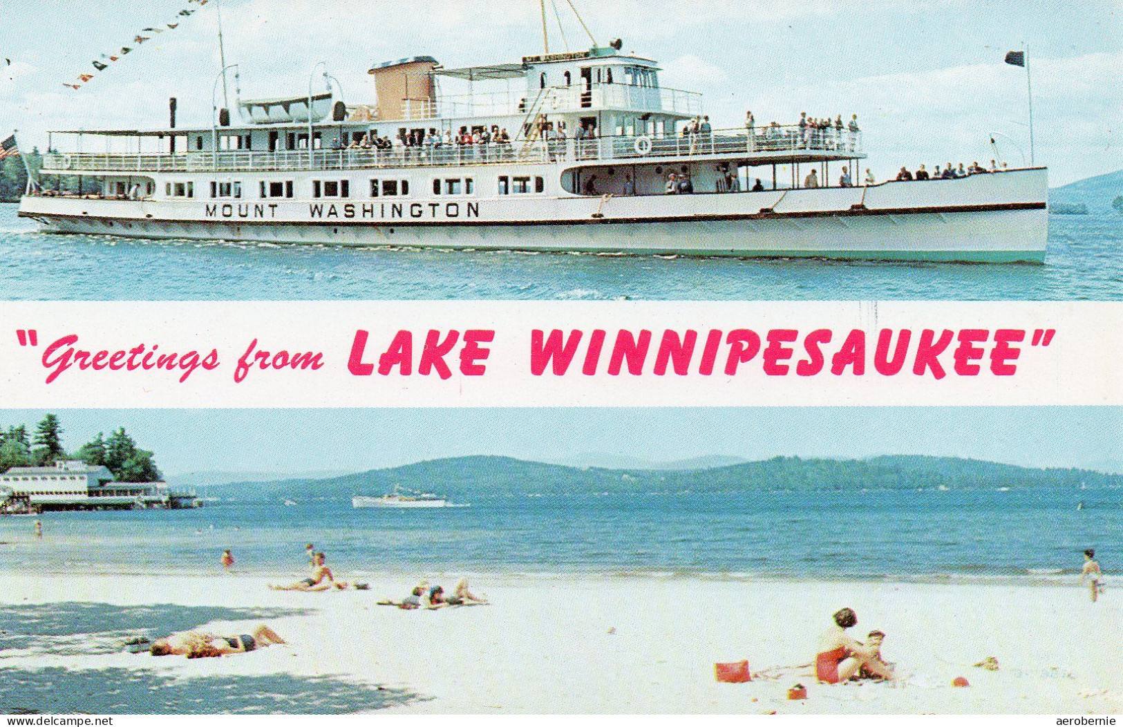 Lake Winnipesaukee / Motorschiff MOUNT WASHINGTON - Steamers