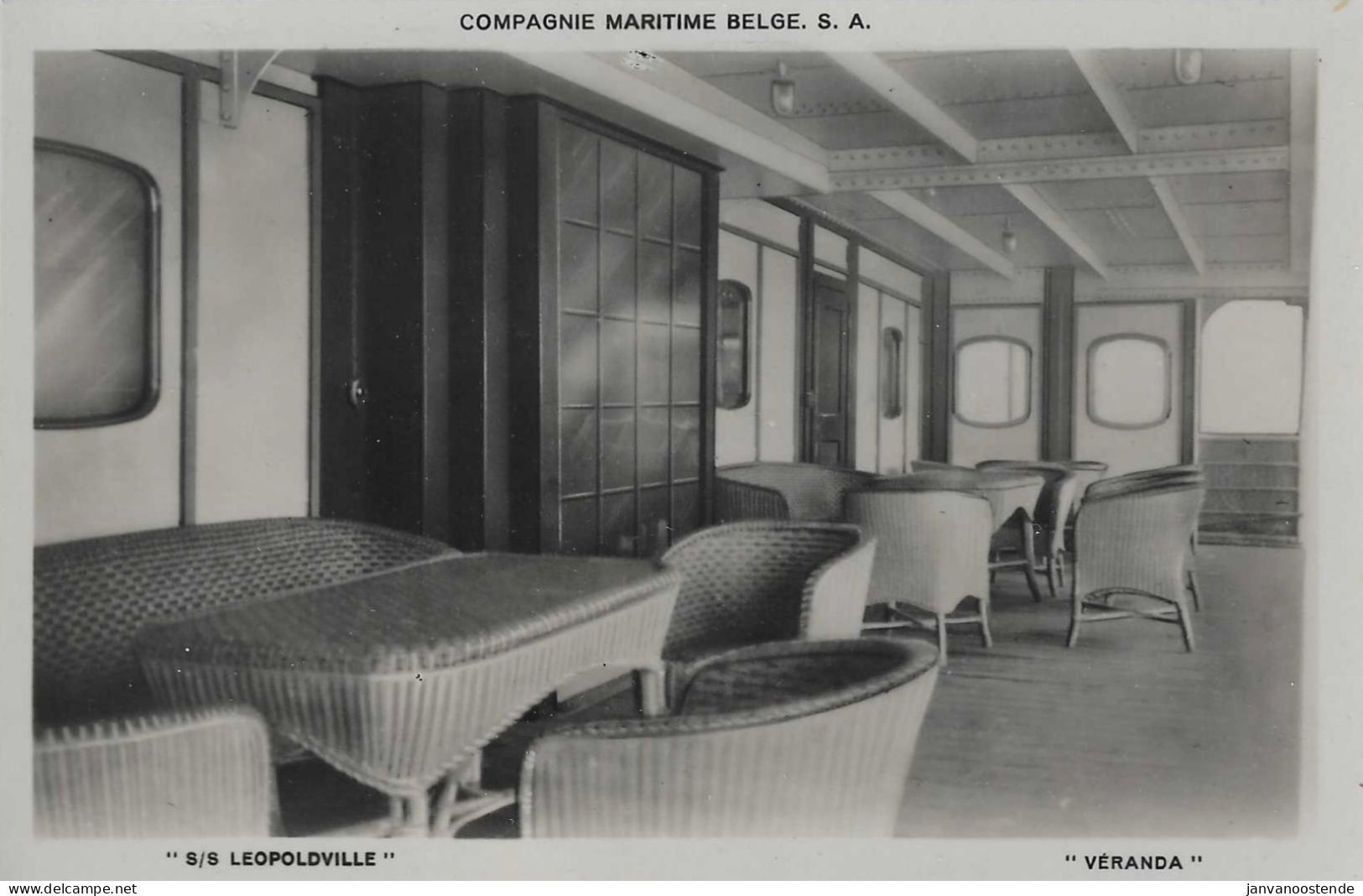 Léopoldville  -  Compagnie Maritime Belge S.A. (9 cp)