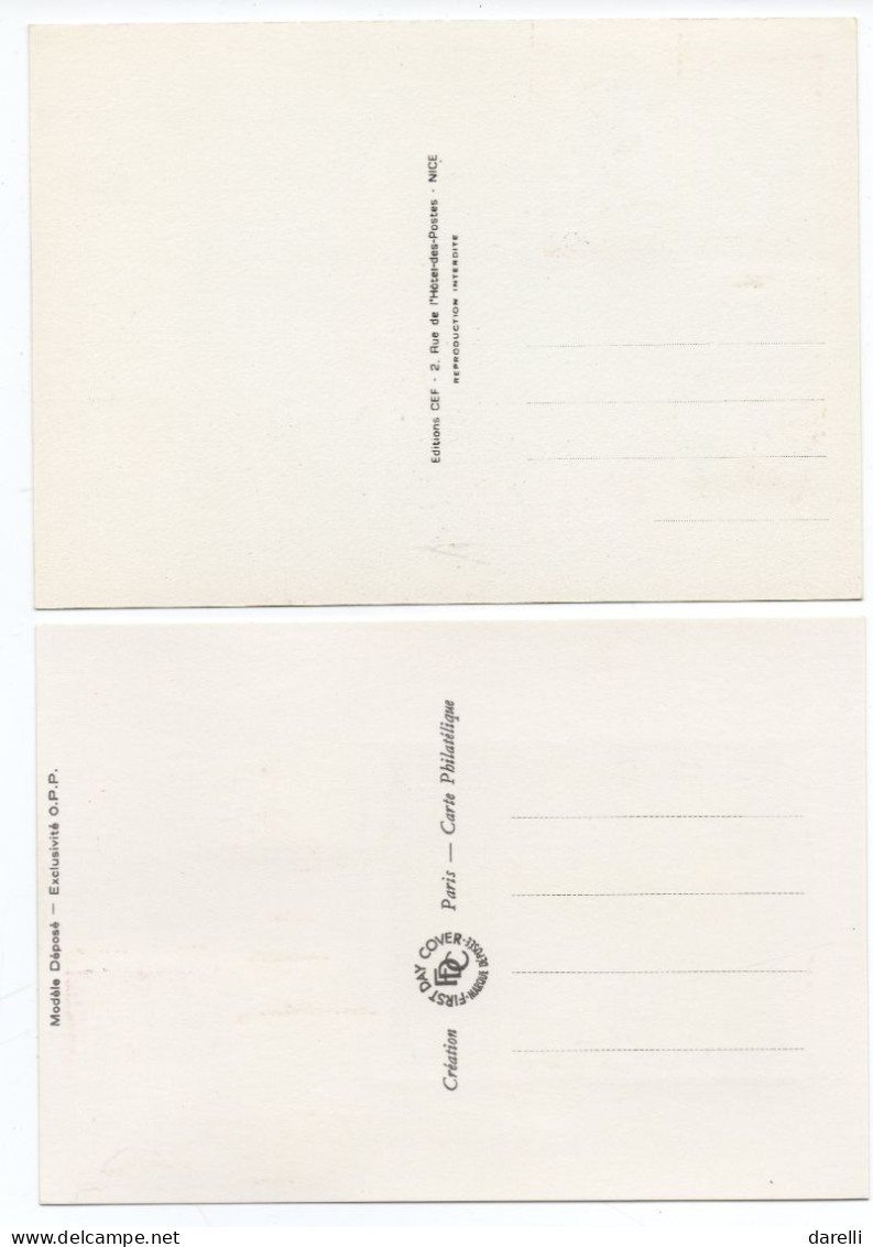 Carte Maximum 1975 - Conseil De L'Europe 1975 - YT 46 - 47 Et 48 - 67 Strasbourg - 1970-1979