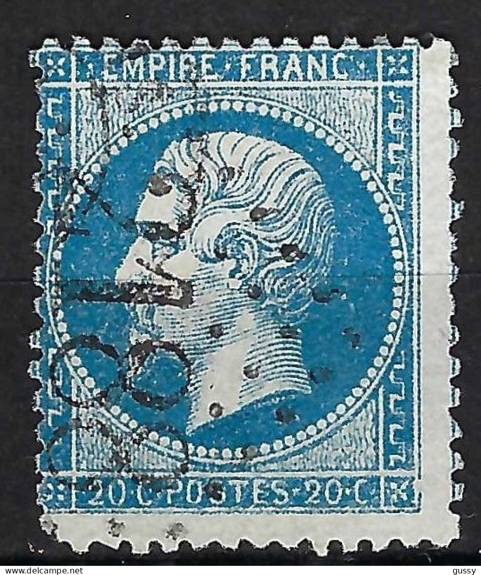 FRANCE Classique, B Obl. GC Des Villes Sur TP Isolés: GC 2188 (Le Mans,1) Sur Y&T 22 - 1862 Napoléon III