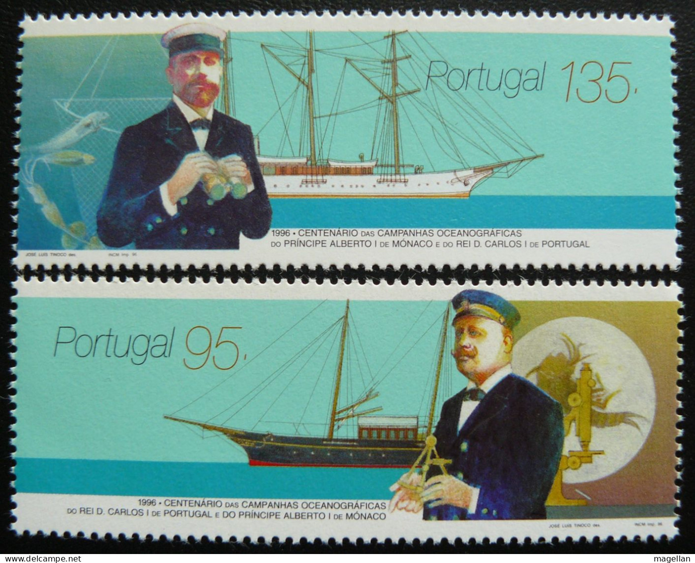 Portugal - Yv. 2088/2089 Neufs ** (MNH) - 1996 - Bateaux - Voiliers - Ships