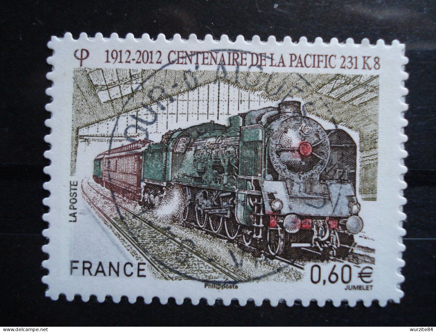 711  Timbre Oblitéré ****** Avec Cachet Rond  La Pacific  231 K8     Année  2012 - Gebraucht