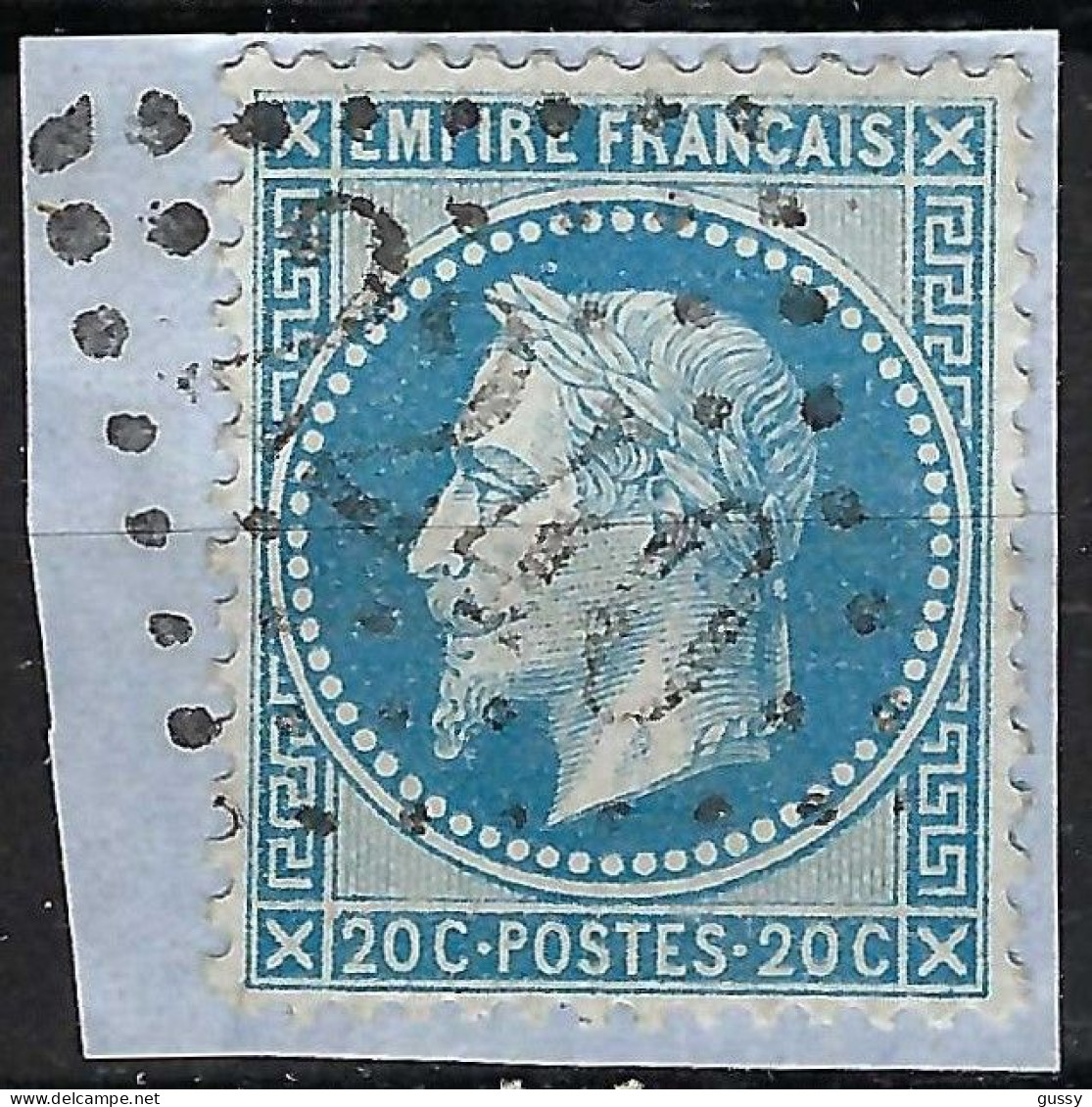 FRANCE Classique, B Obl. GC Des Villes Sur TP Isolés: GC 2240 (Marseille,1) Sur Y&T 29B - 1863-1870 Napoléon III Lauré