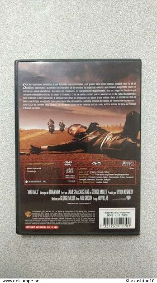 DVD - MadMax (Mel Gibson) - Other & Unclassified