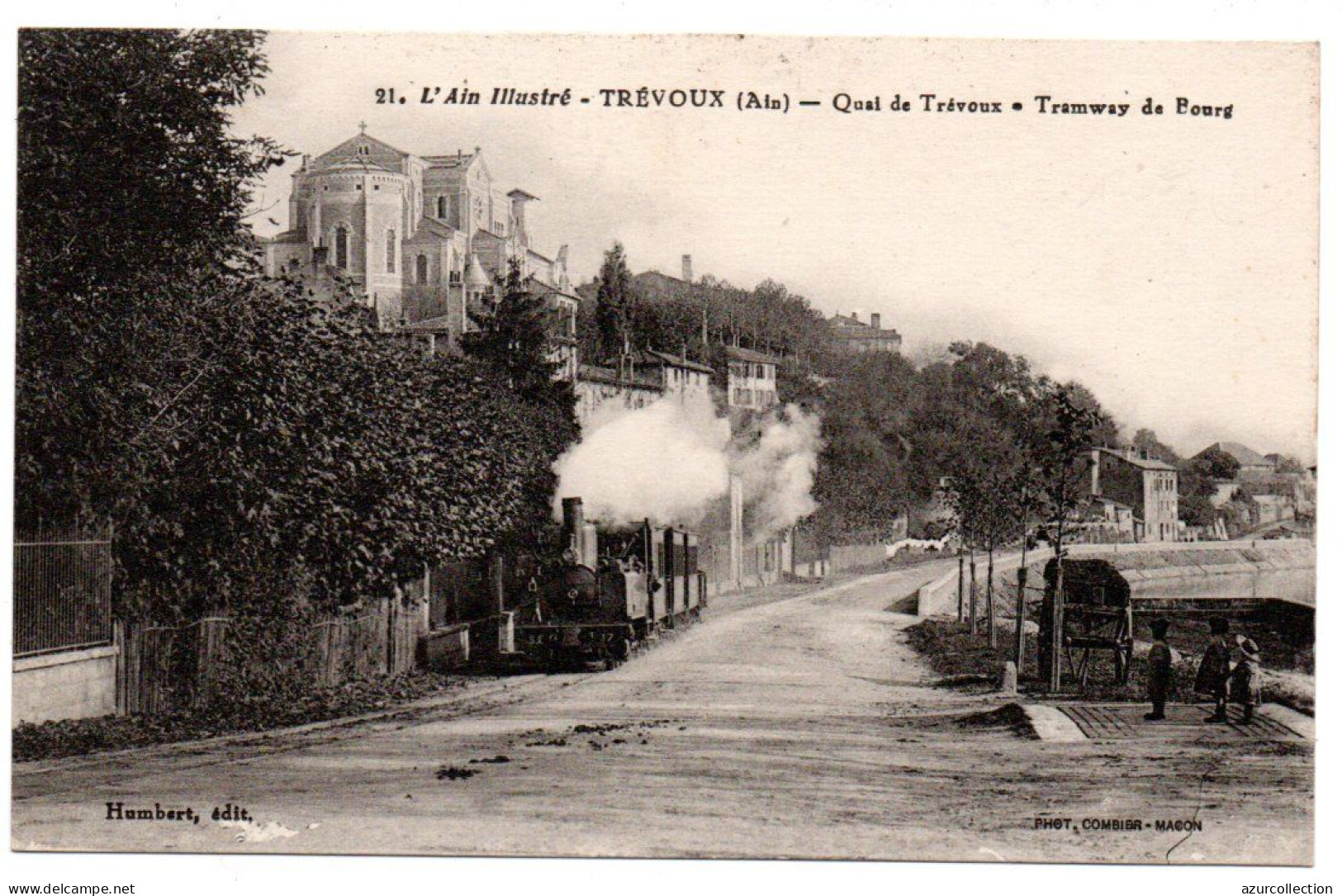 Quai De Trévoux. Tramway De Bourg - Trévoux