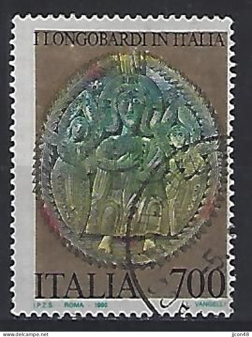 Italy 1990  Rachis-Altar, Cividale Del Friuli  (o) Mi.2155 - 1981-90: Oblitérés