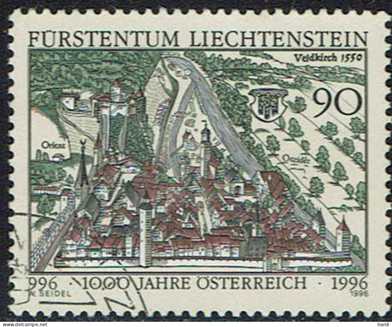 Liechtenstein 1996, MiNr 1137, Gestempelt - Used Stamps