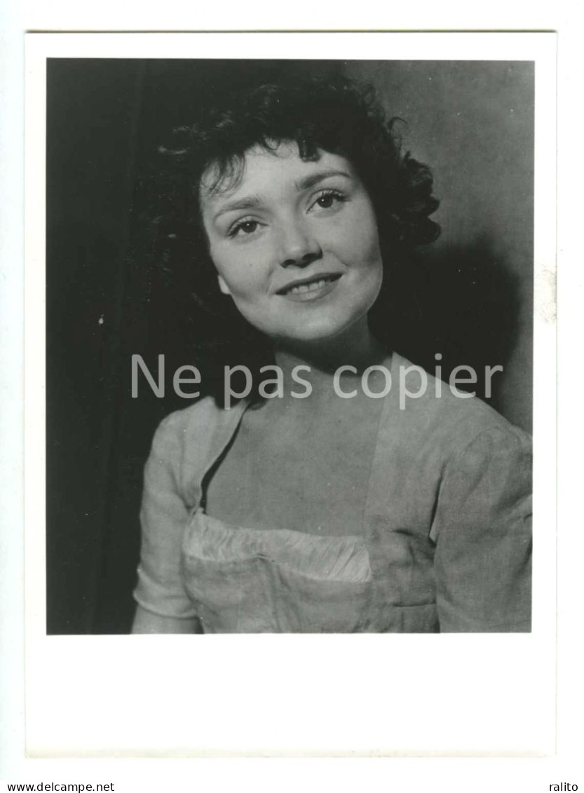 DOMINIQUE BLANCHAR Vers 1955 Actrice Comédienne Théâtre Photo 14,2 X 11,9 Cm - Personalità