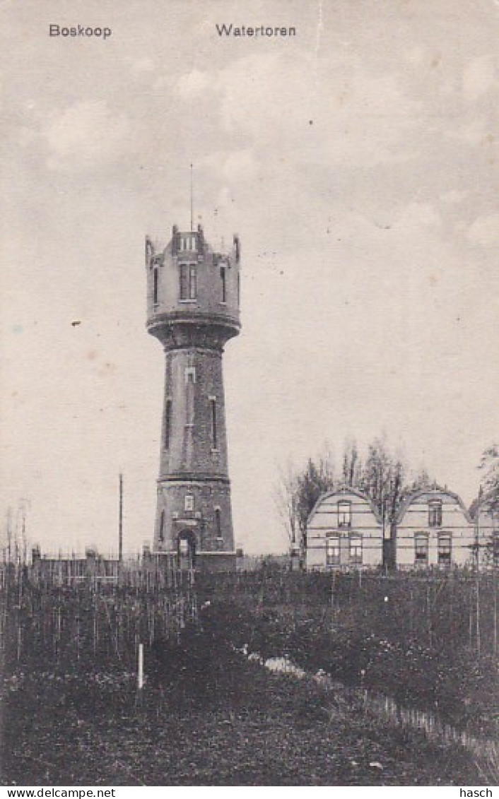 4842338Boskoop, Watertoren. (bovenin Een Scheurtje En Wat Vouwen) - Boskoop