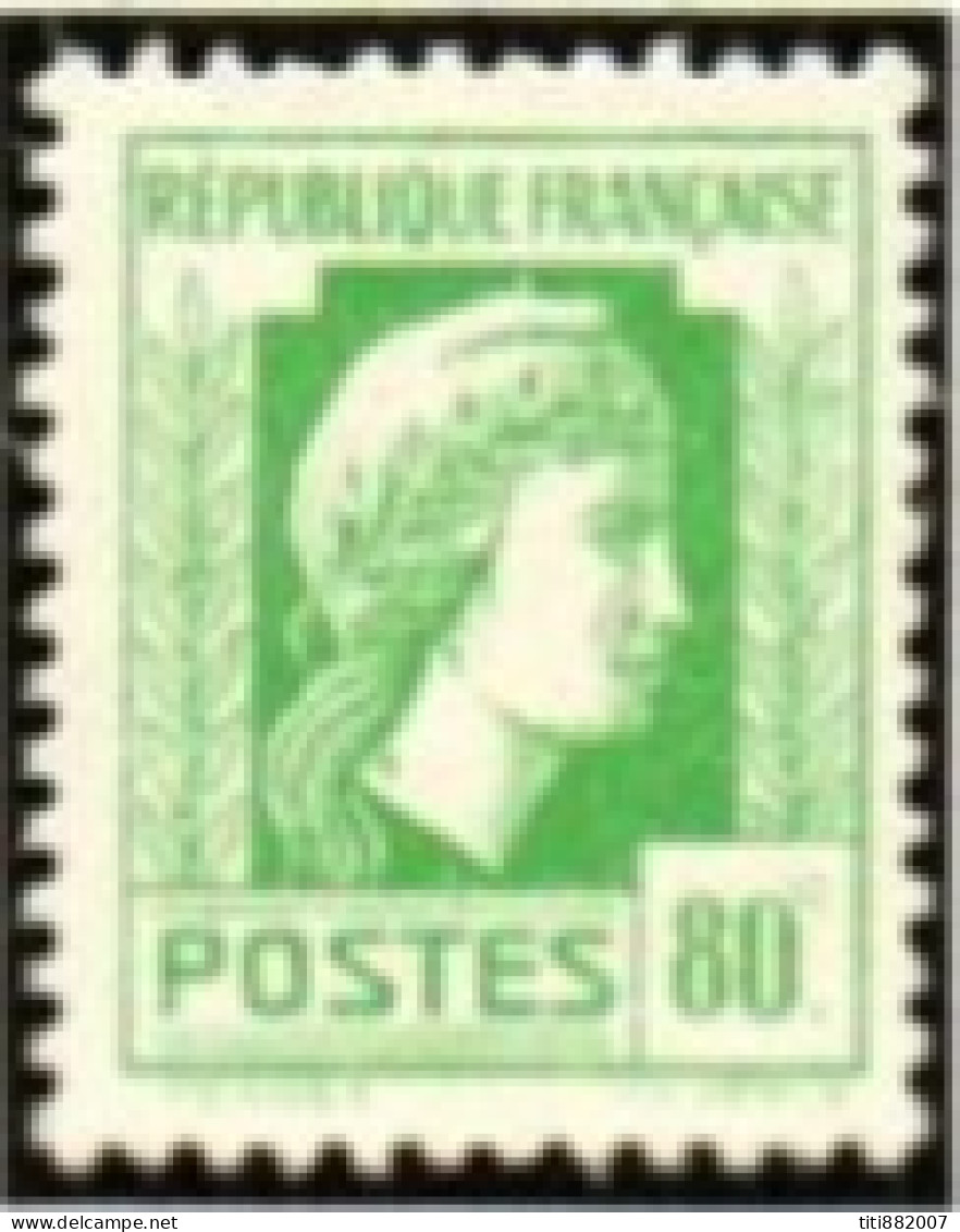 FRANCE    -   1944 .  Y&T N° 636 *.  Point Sur Le Bonnet + Manque Le L. De La Signature. - Ungebraucht