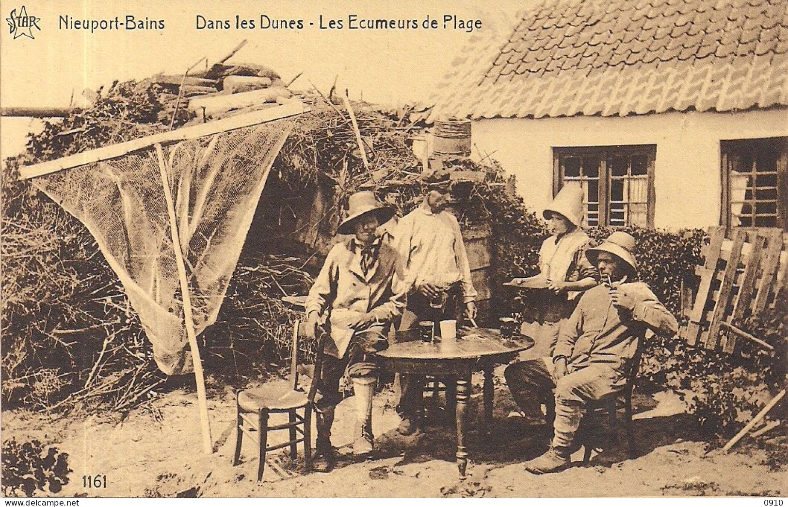 NIEUWPOORT-NIEUPORT "DANS LES DUNES-LES ECUMEURS DE PLAGE-IN DE DUINEN-DE ZEEKUISERS"STAR N°1161 - Nieuwpoort