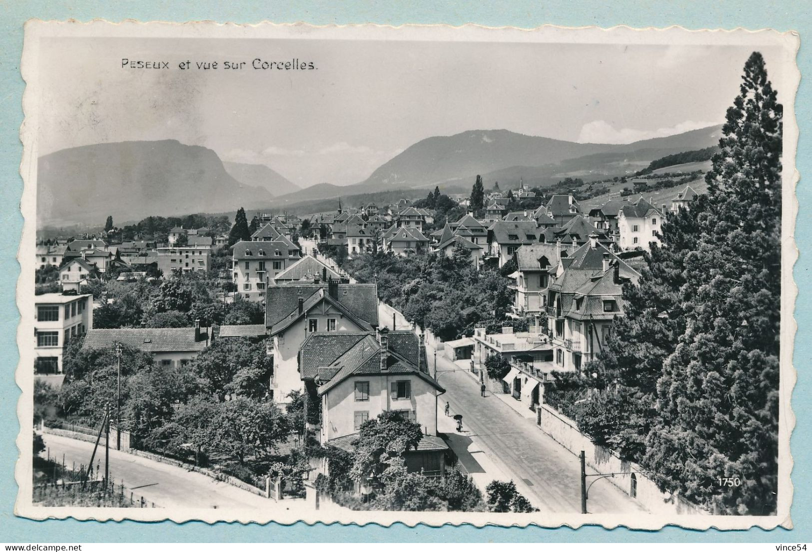 Peseux Et Vue Sur Corcelles - Peseux