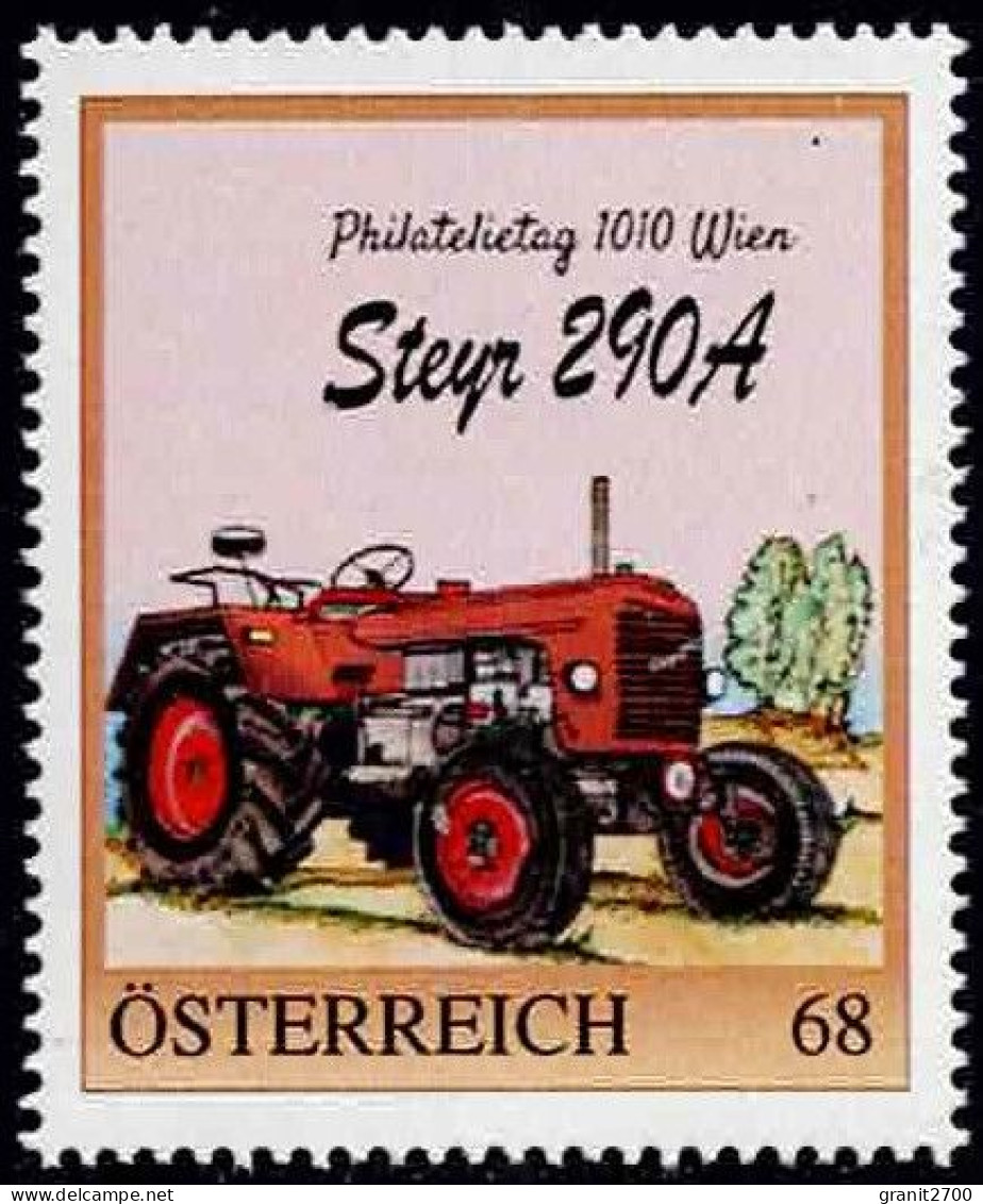 PM  Philatelietag  1010 Wien - Steyr 290 A  Ex Bogen Nr.  8126226  Vom 6.3.2018 Postfrisch - Personalisierte Briefmarken