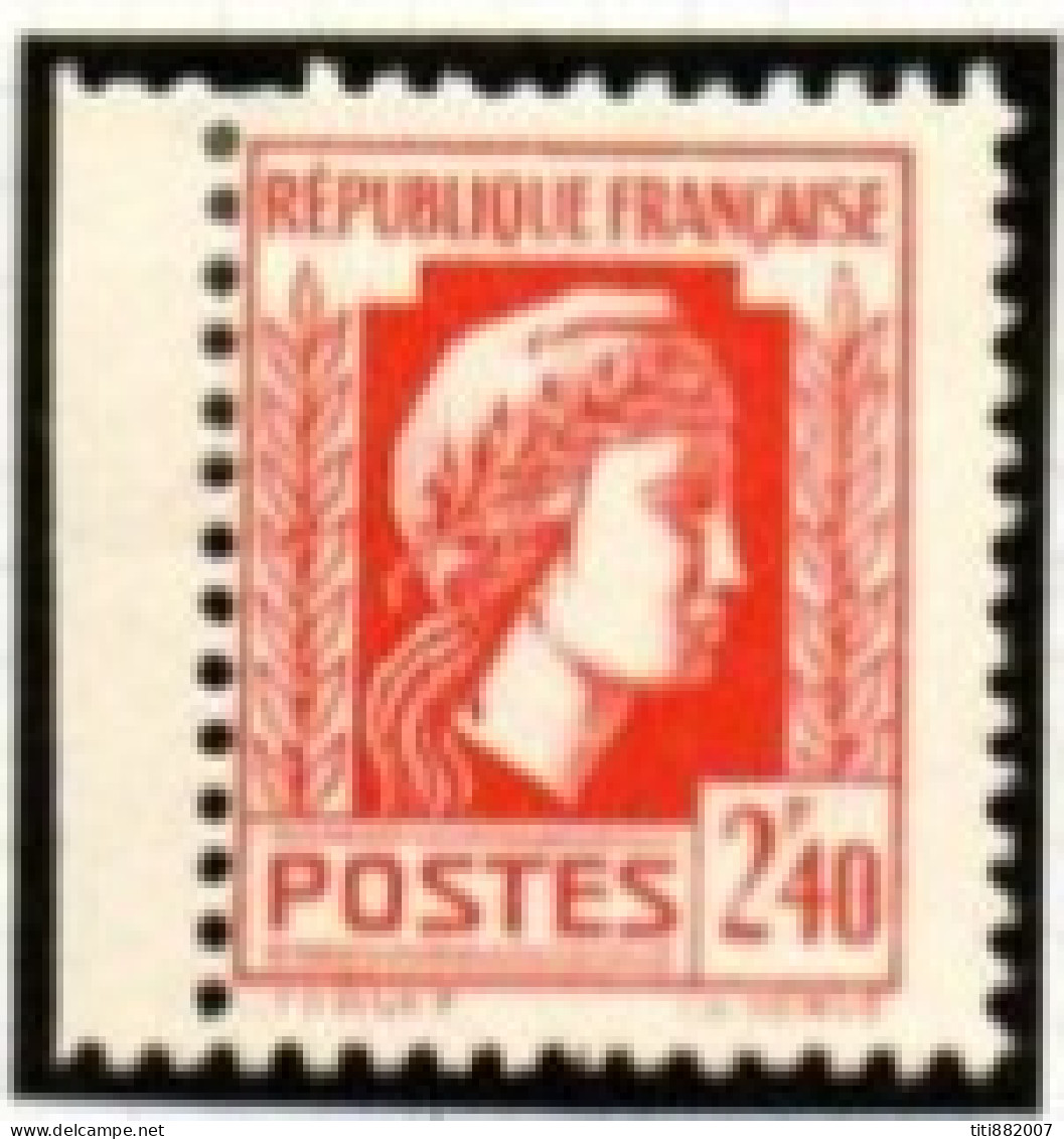 FRANCE    -   1944 .  Y&T N° 641 *.   Manque Le L. De La Signature. - Unused Stamps