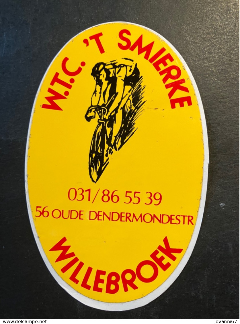 ‘t Smierke Willebroek - Sticker - Cyclisme - Ciclismo -wielrennen - Cyclisme