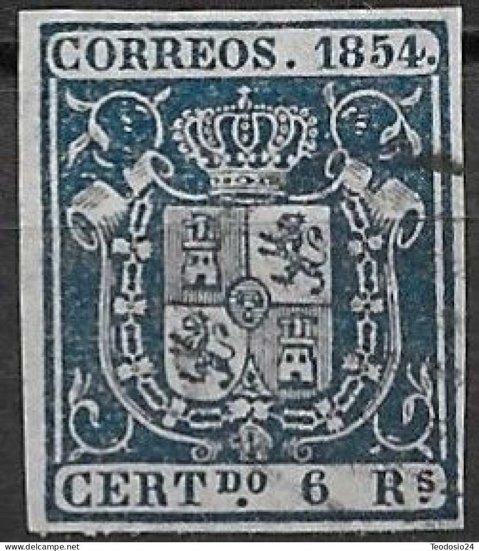 España 1854 Edifil 27 - Usados