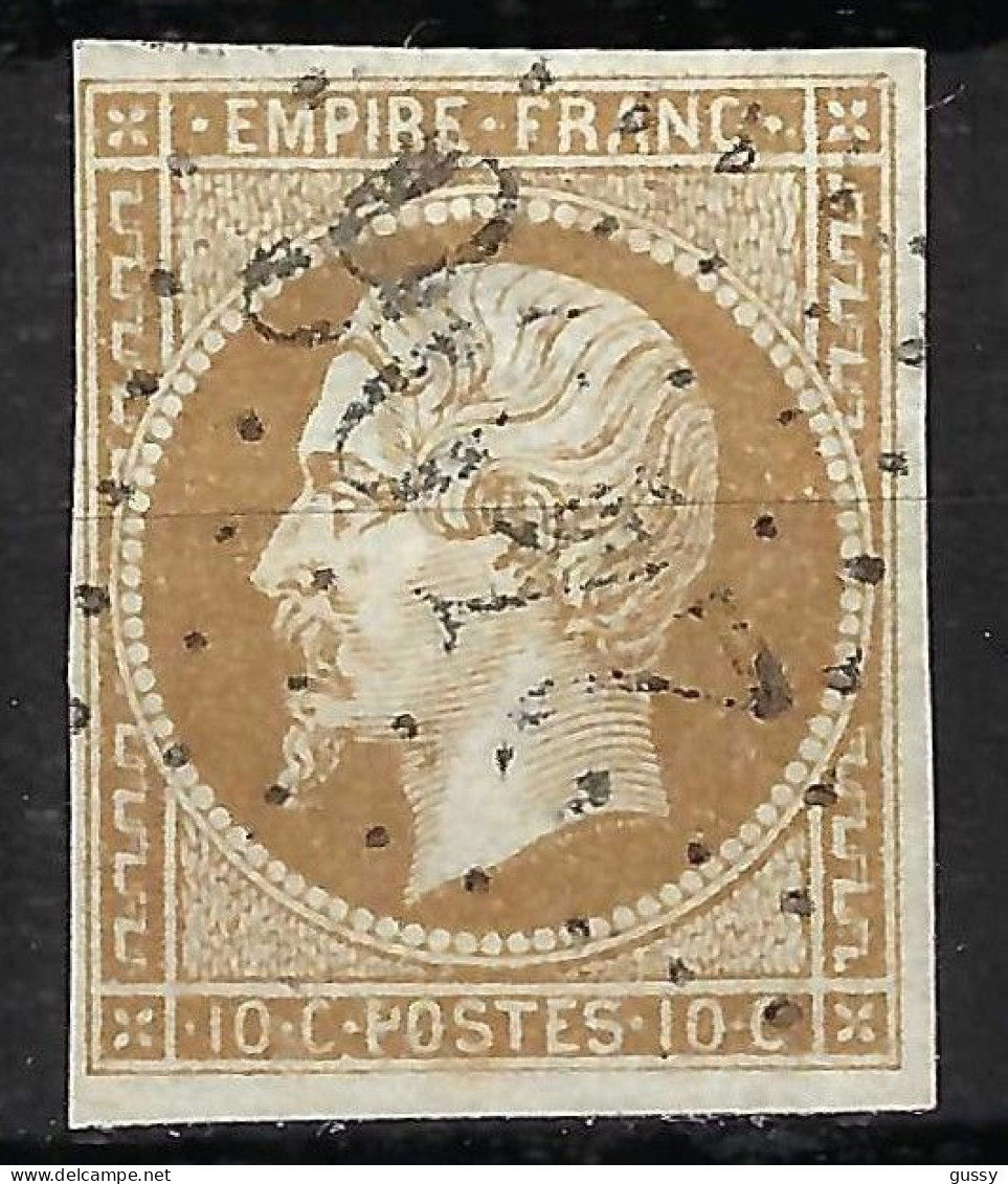 FRANCE Classique, B Obl. GC Des Villes Sur TP Isolés: GC 2496 (Montmorency,4) Sur Y&T 13A - 1853-1860 Napoléon III