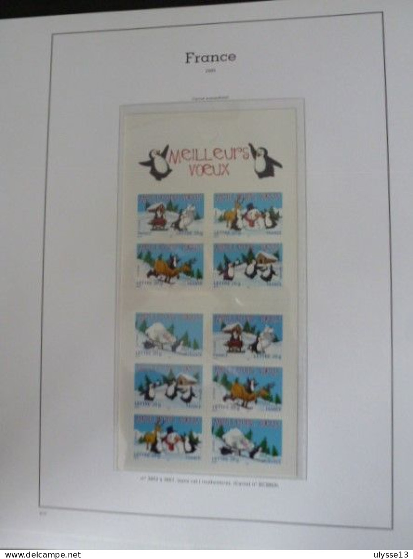 Année 2005 complète - Tous les timbres, les blocs, les carnets et 2 souvenirs philatéliques - 20% de la cote