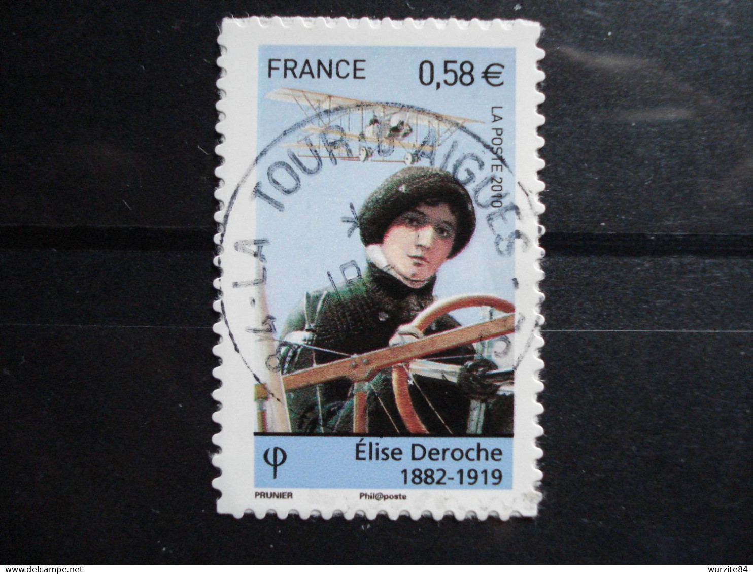 485  Elise  Deroche     Oblitéré Avec Cachet Rond ***** Année 2010 - Oblitérés