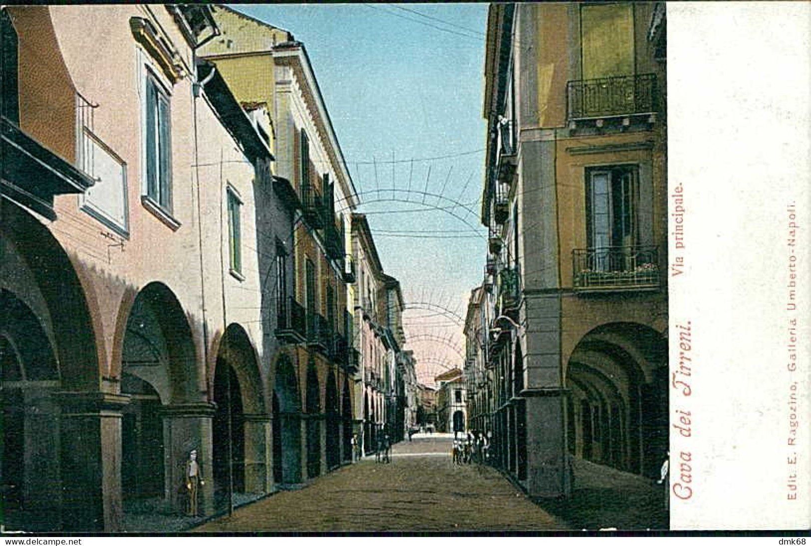 CAVA DE' TIRRENI ( SALERNO )VIA PRINCIPALE  - EDIZIONE RAGOZINO - 1900s (20853) - Cava De' Tirreni