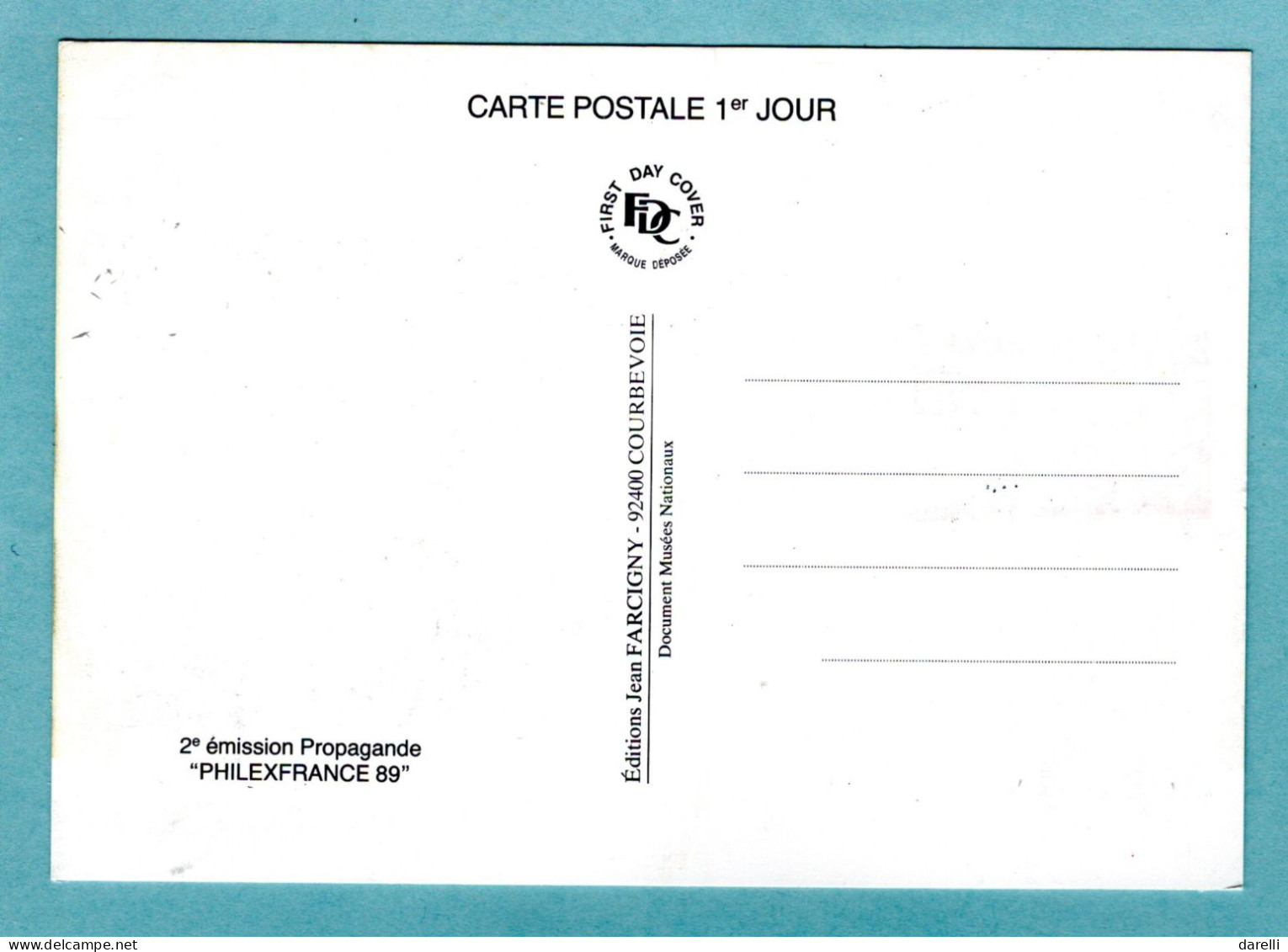 Carte Maximum 1988 - Philexfrance 89 - Exposition Philatélique Internationale à Paris - YT 2524 - 57 Metz - 1980-1989